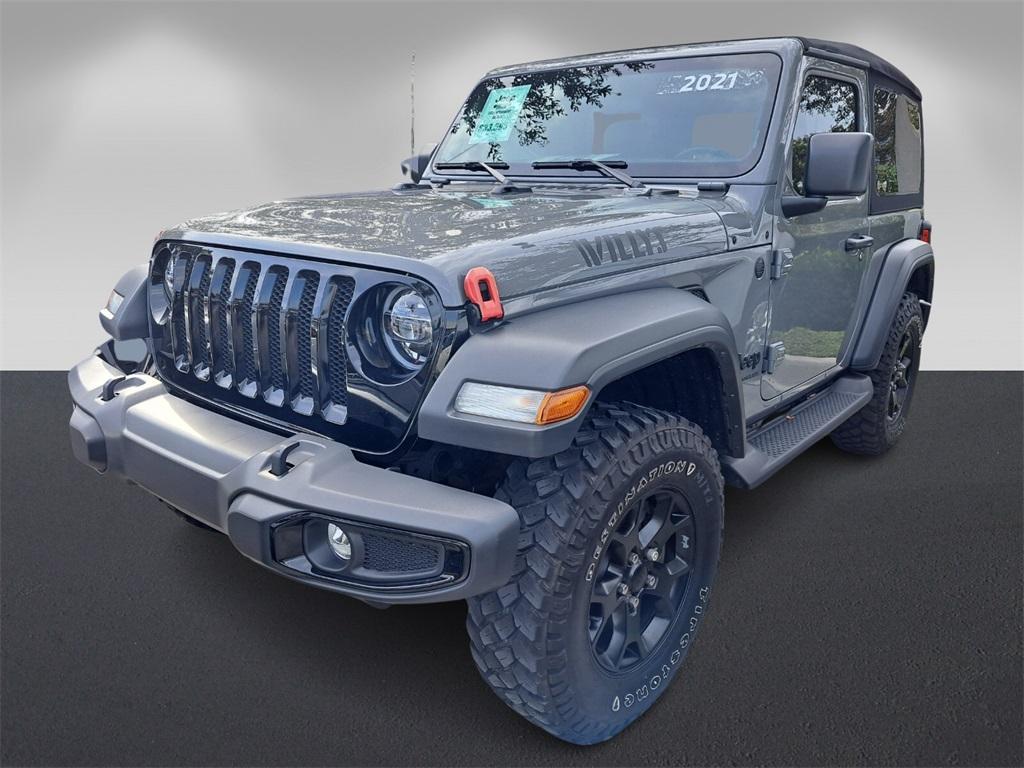 used 2021 Jeep Wrangler car, priced at $26,655