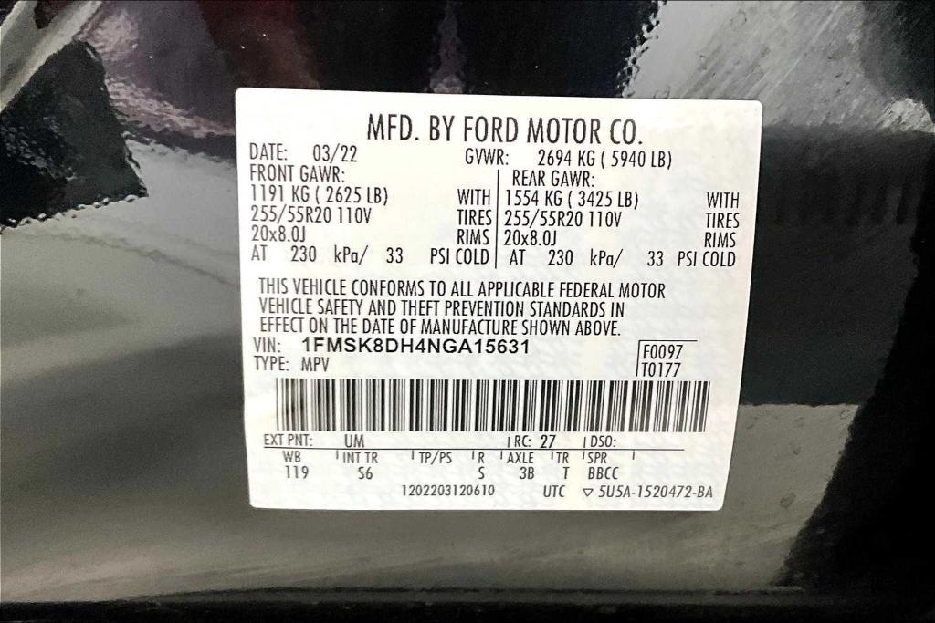 used 2022 Ford Explorer car, priced at $33,980