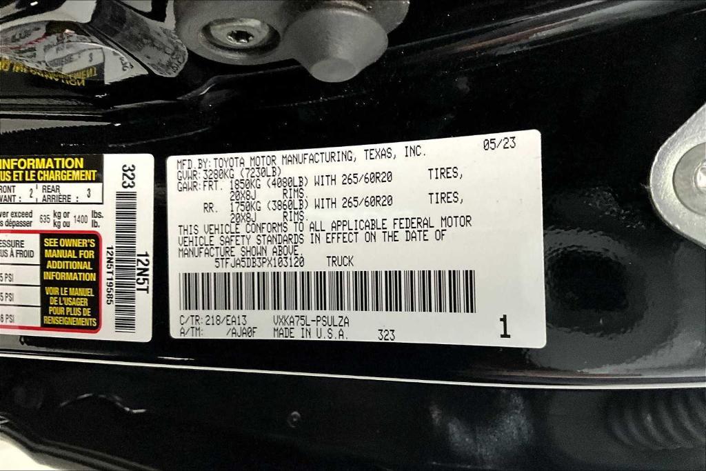 used 2023 Toyota Tundra car, priced at $49,980