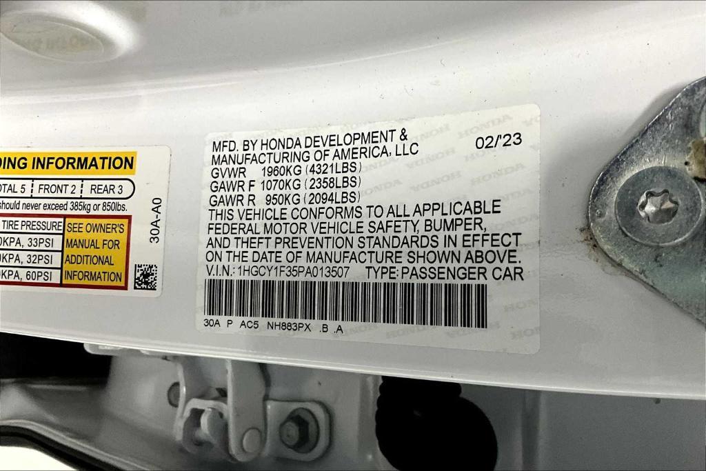 used 2023 Honda Accord car, priced at $27,330