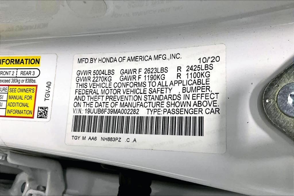 used 2021 Acura TLX car