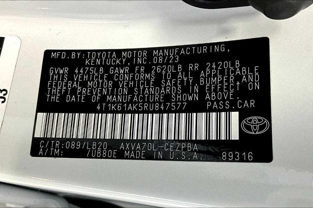 used 2024 Toyota Camry car, priced at $30,990