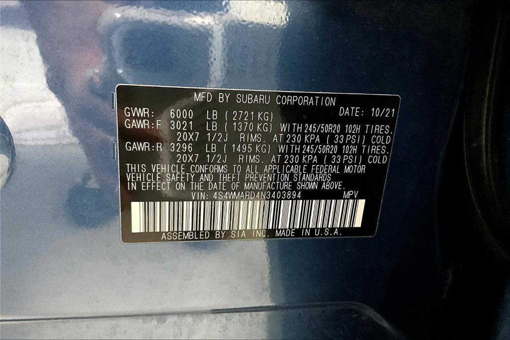 used 2022 Subaru Ascent car, priced at $35,797