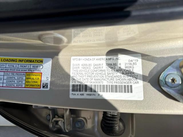 used 2019 Honda Accord car, priced at $17,899