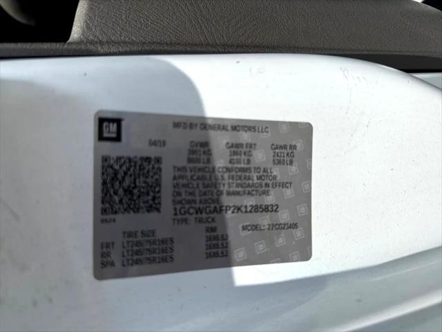 used 2019 Chevrolet Express 2500 car, priced at $17,599