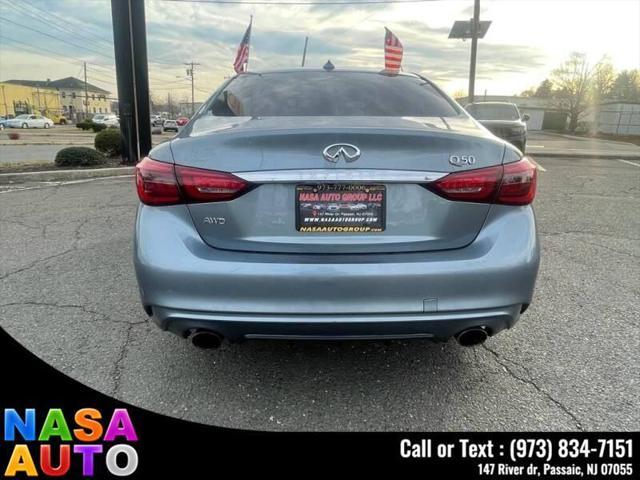 used 2018 INFINITI Q50 car, priced at $17,999