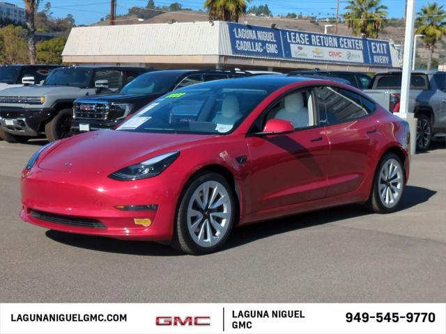 used 2022 Tesla Model 3 car, priced at $28,991