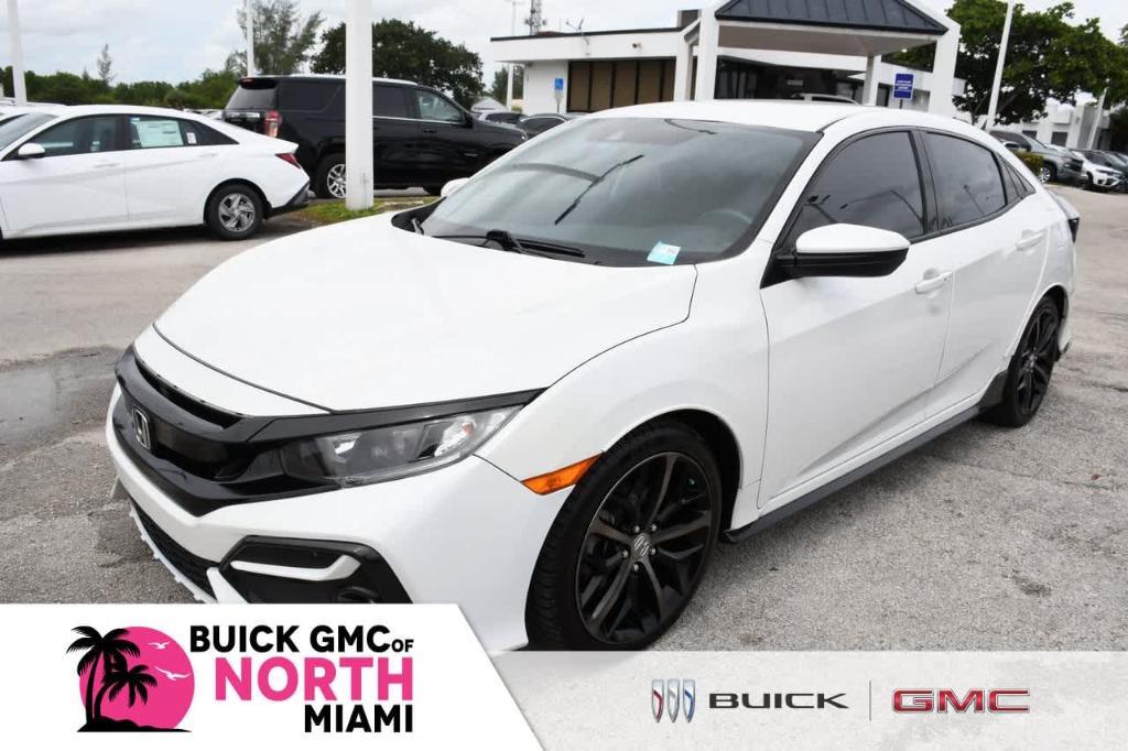 used 2021 Honda Civic car, priced at $19,930