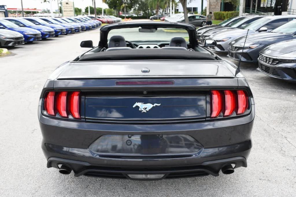 used 2022 Ford Mustang car, priced at $17,732