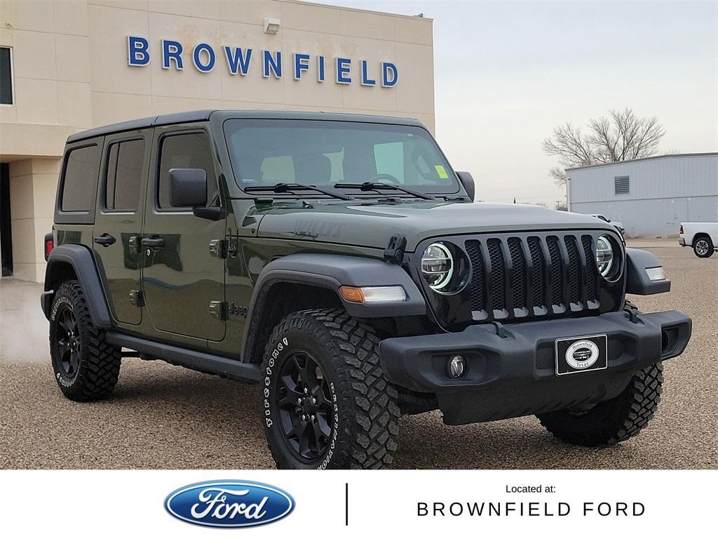 used 2020 Jeep Wrangler Unlimited car, priced at $30,274