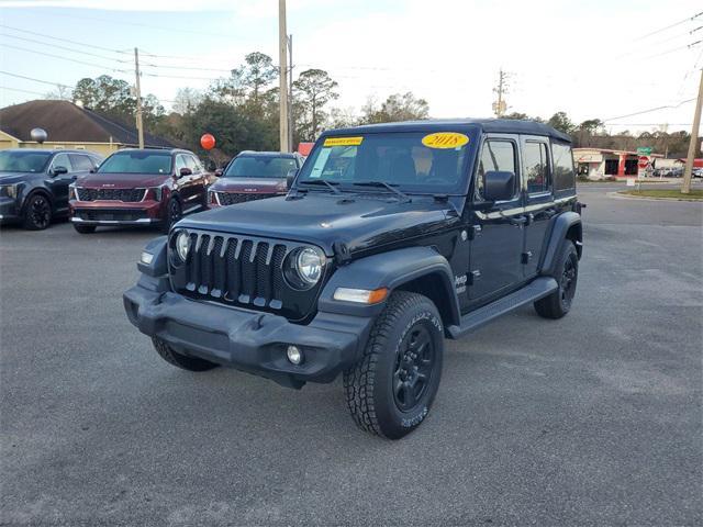 used 2018 Jeep Wrangler Unlimited car, priced at $21,280