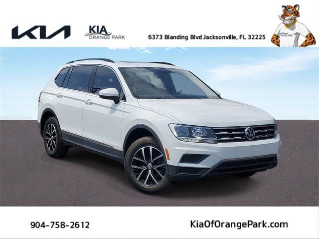 used 2021 Volkswagen Tiguan car, priced at $18,800