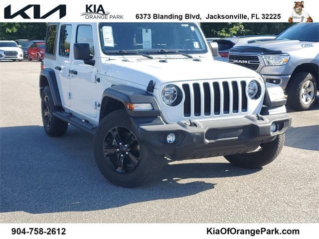 used 2021 Jeep Wrangler Unlimited car, priced at $34,480