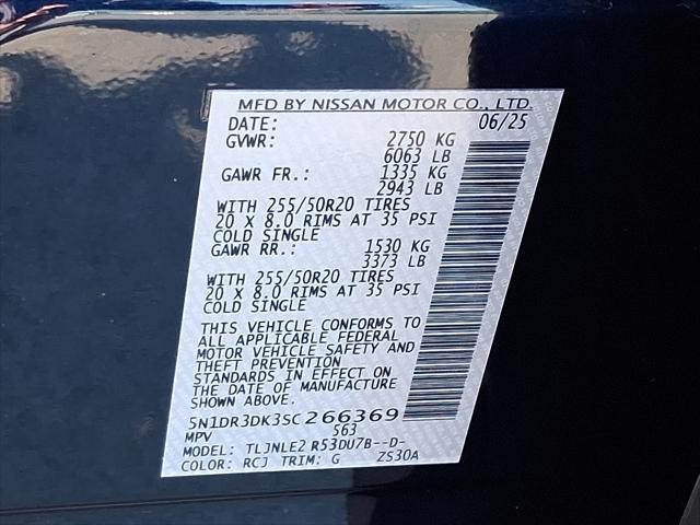 new 2025 Nissan Pathfinder car, priced at $55,040