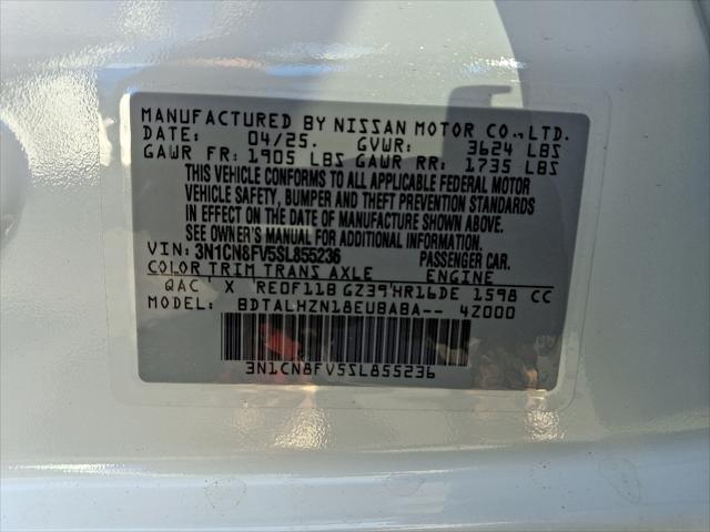 new 2025 Nissan Versa car, priced at $23,535
