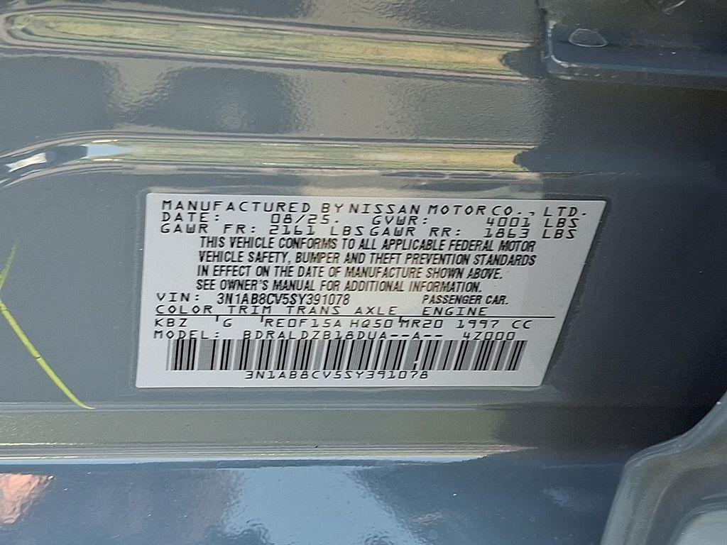 new 2025 Nissan Sentra car, priced at $24,630