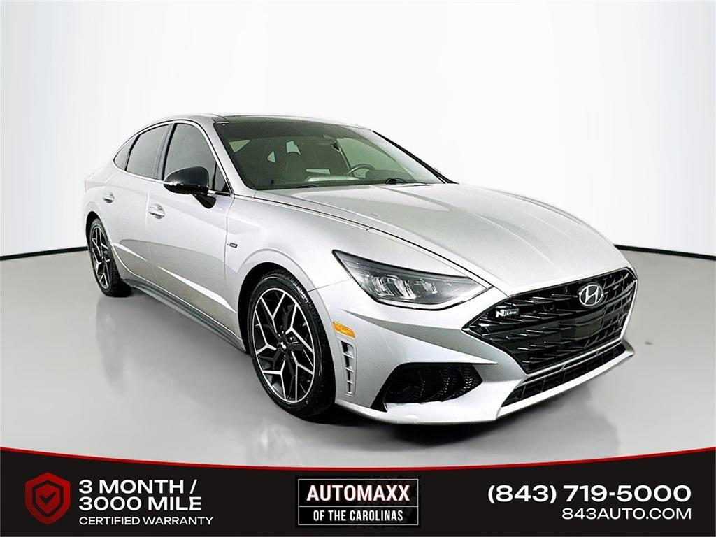 used 2021 Hyundai Sonata car, priced at $21,687