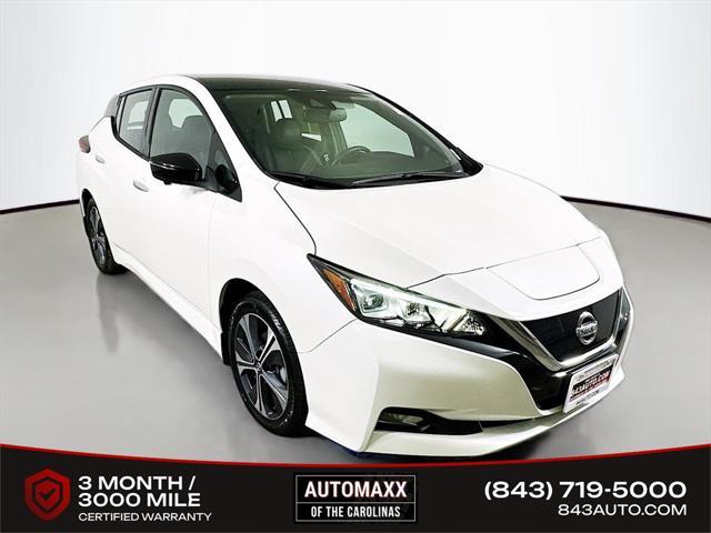 used 2021 Nissan Leaf car, priced at $15,989