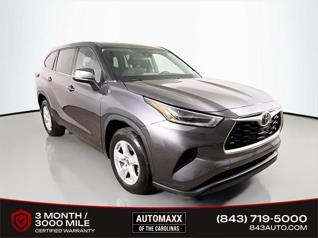 used 2021 Toyota Highlander car, priced at $21,792