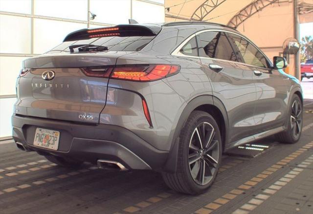 used 2022 INFINITI QX55 car, priced at $30,800