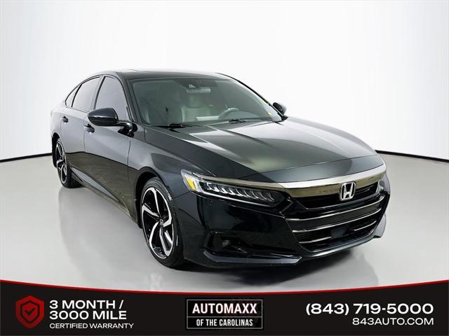 used 2021 Honda Accord car, priced at $23,590