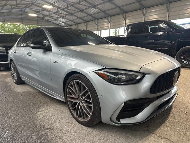 used 2024 Mercedes-Benz AMG C 43 car, priced at $57,800