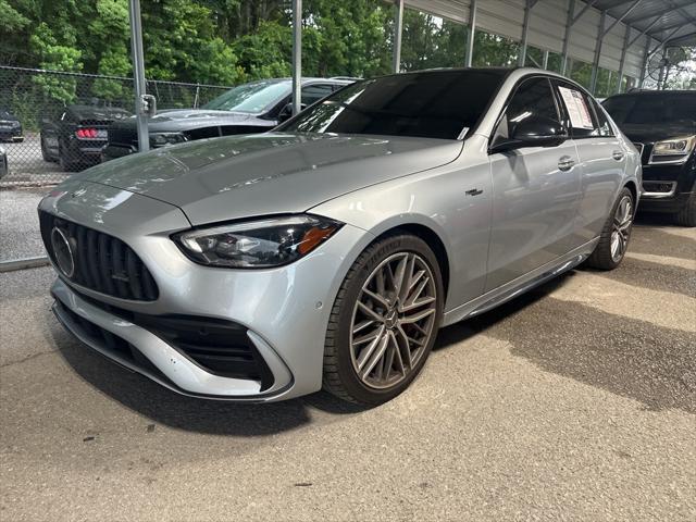 used 2024 Mercedes-Benz AMG C 43 car, priced at $57,800