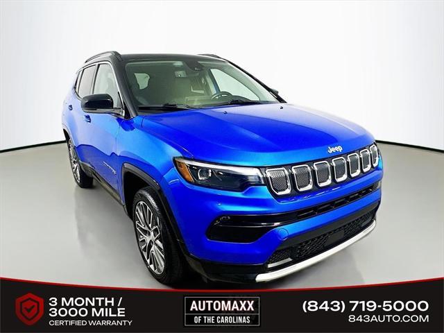 used 2022 Jeep Compass car, priced at $23,349