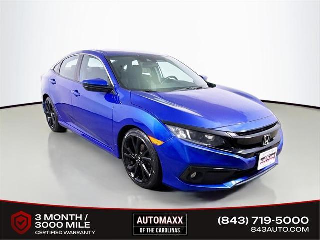 used 2020 Honda Civic car, priced at $19,644