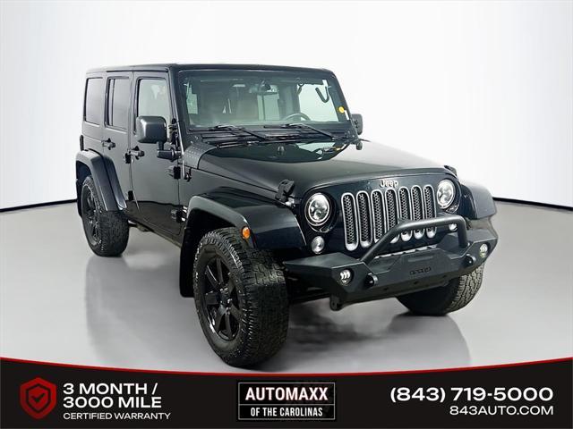 used 2015 Jeep Wrangler Unlimited car, priced at $17,553