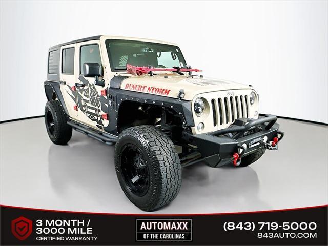 used 2016 Jeep Wrangler Unlimited car, priced at $16,855