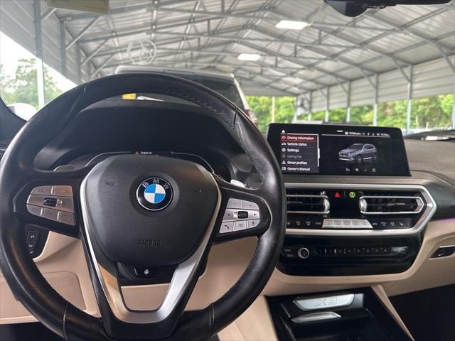 used 2022 BMW X3 car, priced at $27,486