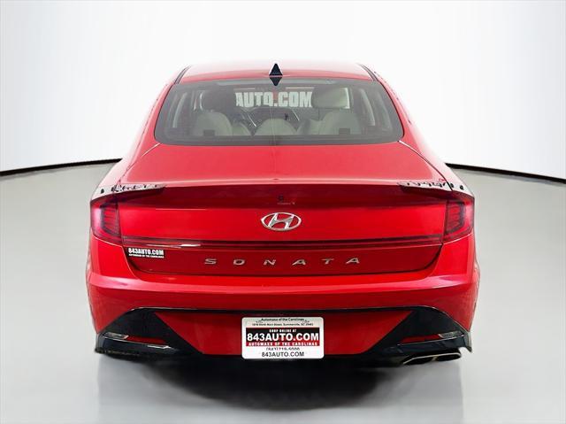 used 2021 Hyundai Sonata car, priced at $16,500