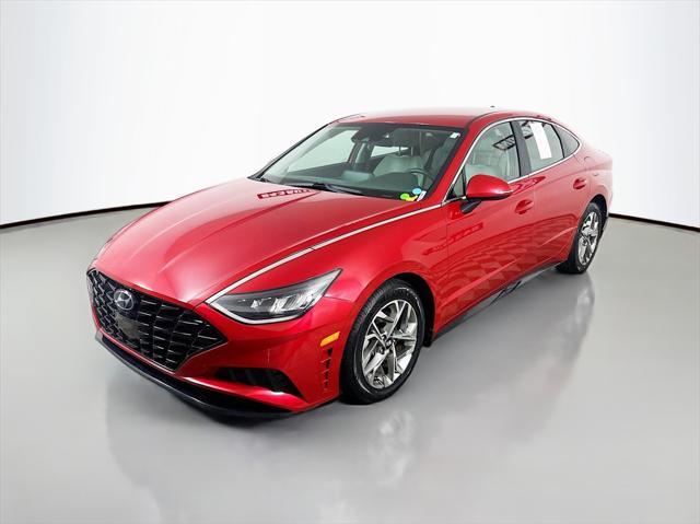 used 2021 Hyundai Sonata car, priced at $16,500