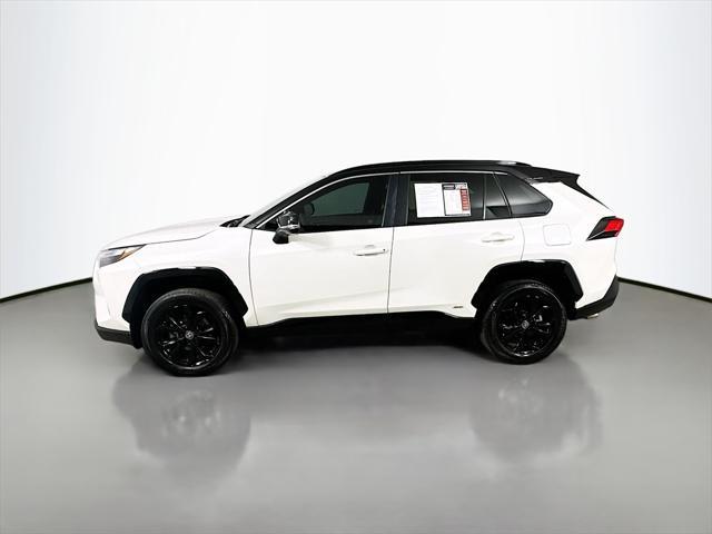 used 2022 Toyota RAV4 Hybrid car, priced at $34,500