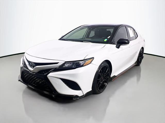 used 2021 Toyota Camry car, priced at $26,500