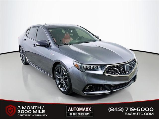 used 2020 Acura TLX car, priced at $22,400