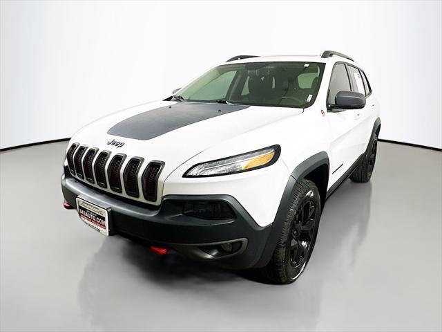 used 2018 Jeep Cherokee car, priced at $17,482