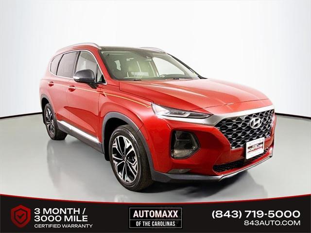 used 2019 Hyundai Santa Fe car, priced at $18,730