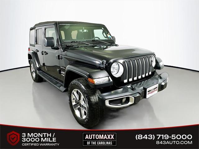 used 2021 Jeep Wrangler Unlimited car, priced at $31,587