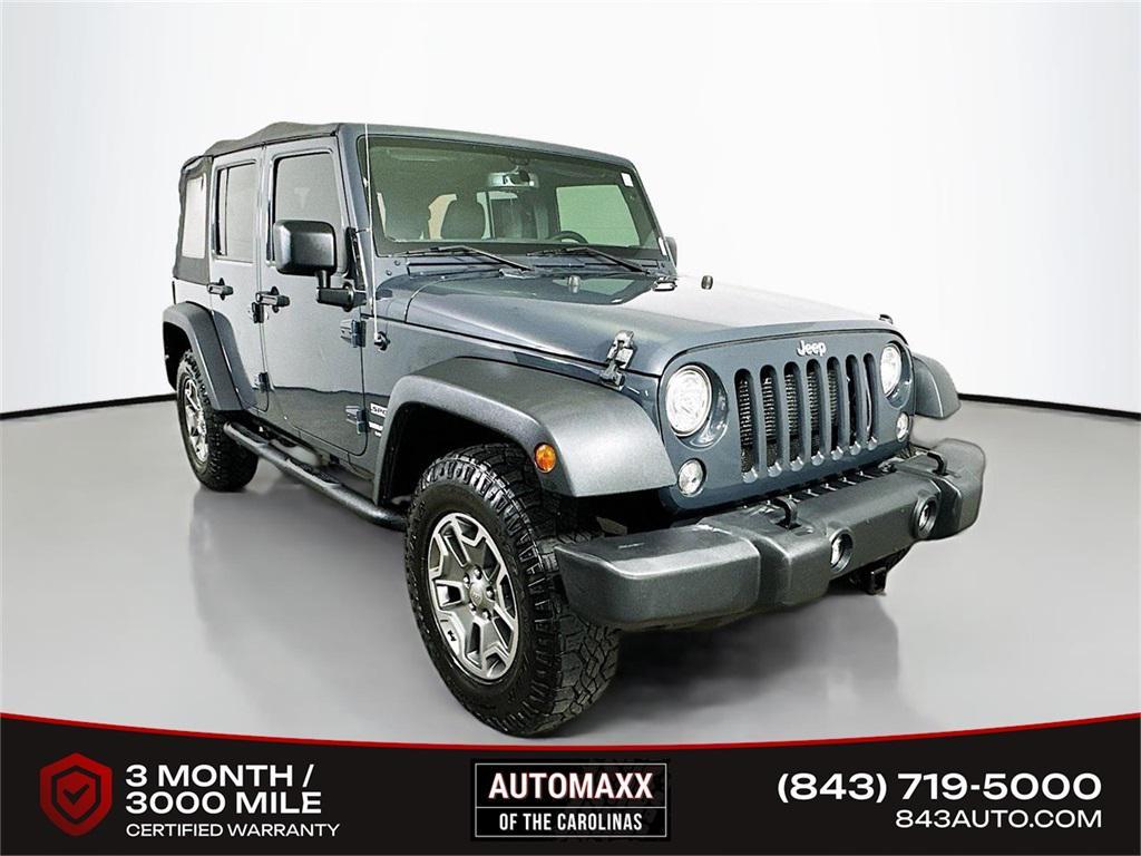 used 2017 Jeep Wrangler Unlimited car, priced at $16,330