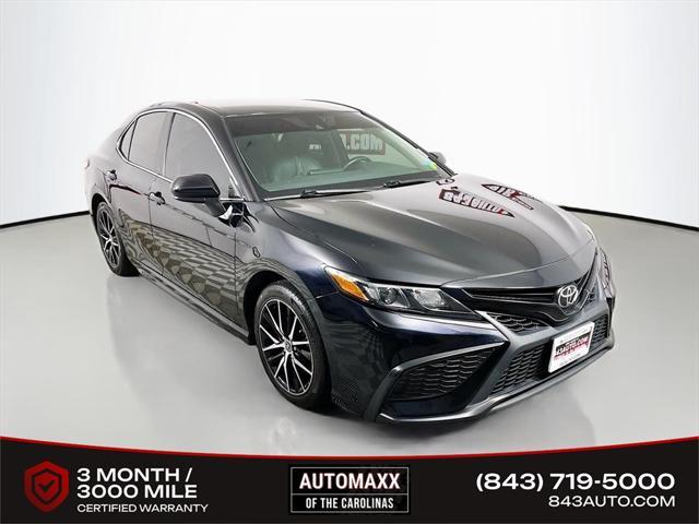 used 2021 Toyota Camry car, priced at $19,355