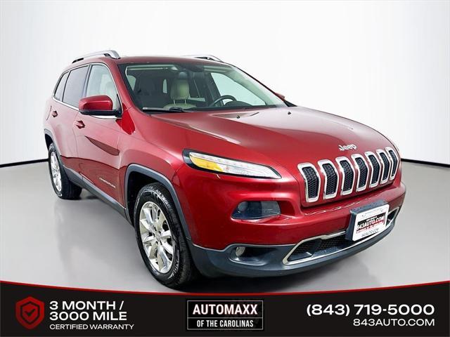 used 2015 Jeep Cherokee car, priced at $10,500