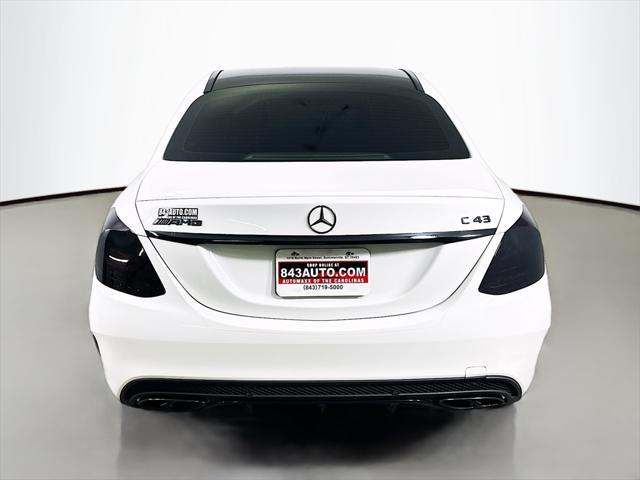 used 2018 Mercedes-Benz AMG C 43 car, priced at $23,994