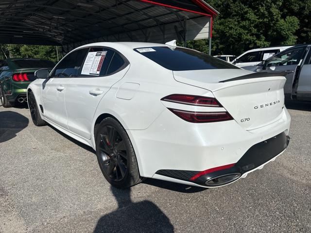 used 2023 Genesis G70 car, priced at $35,900
