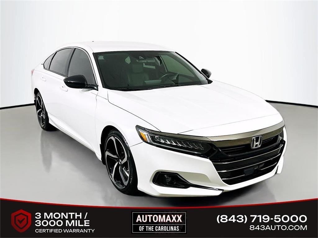 used 2021 Honda Accord car, priced at $24,275