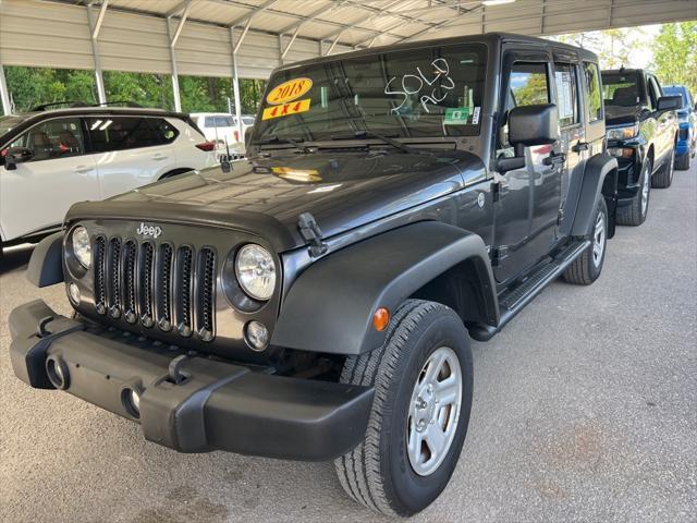 used 2018 Jeep Wrangler JK Unlimited car, priced at $15,990