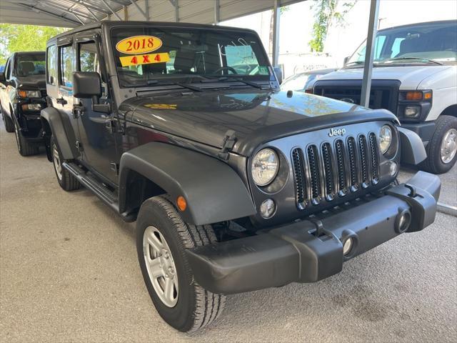 used 2018 Jeep Wrangler JK Unlimited car, priced at $15,990