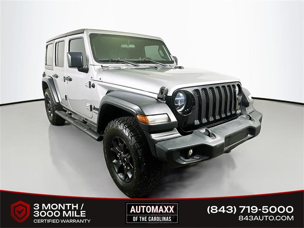 used 2020 Jeep Wrangler Unlimited car, priced at $25,000
