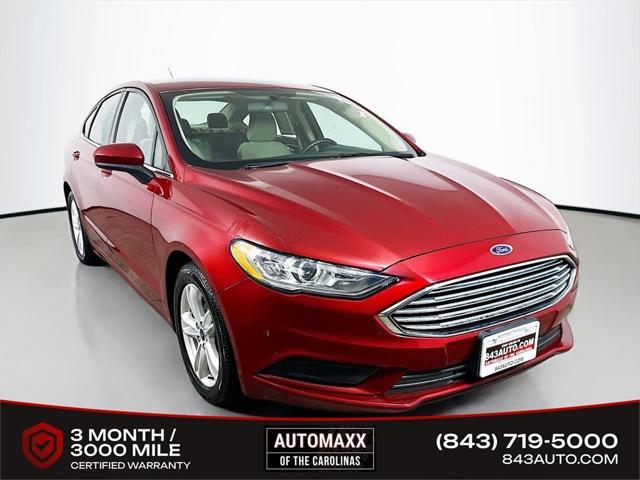 used 2018 Ford Fusion car, priced at $12,913